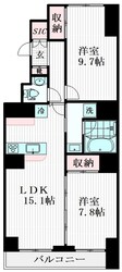 T′s garden北柏 2号棟の物件間取画像